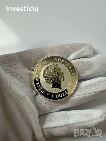 Инвестиционна Сребърна Монета 1oz Australian Saltwater Crocodile, снимка 2 - Нумизматика и бонистика - 55876709