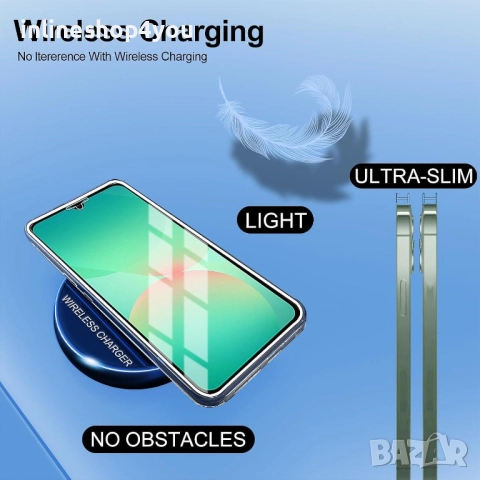 Прозрачен 360° Градуса Кейс Samsung Galaxy A26, снимка 5 - Калъфи, кейсове - 52647427