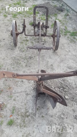 Стар плуг от две части, снимка 9 - Антикварни и старинни предмети - 39834884