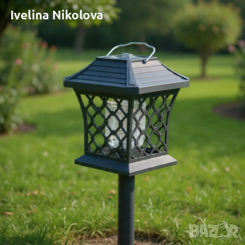 Многофункционална градинска соларна лампа XF-1012А - осветление и защита от насекоми, снимка 8 - Лед осветление - 53935082