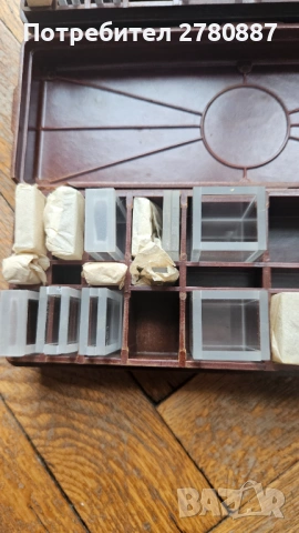 2 комплекта ретро стъклени кювети за спектрофотометър ФЭК-561., снимка 3 - Лаборатория - 53351832