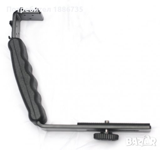 L-образен страничен държач за светкавица..осветление или микрофон