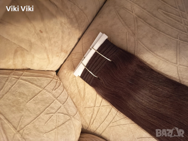 Естествена европейска коса 55см.100гр., снимка 2 - Аксесоари за коса - 51934065