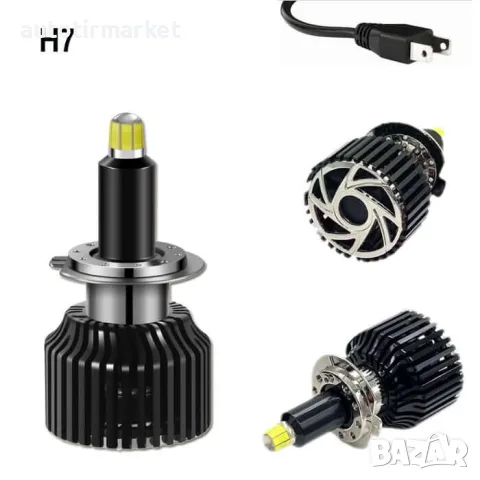 Крушки LED H7 100W – 12V – 282186, снимка 4 - Аксесоари и консумативи - 56053388