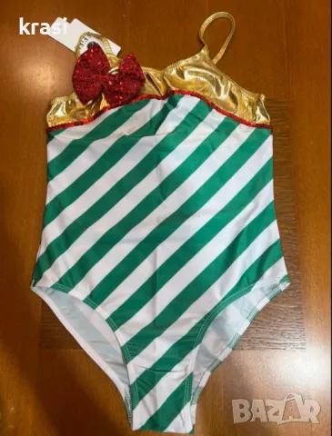 Коледни трика с червени и зелени райета, чудесен подарък за Коледа, рожден ден, снимка 2 - Детски тениски и потници - 48037151