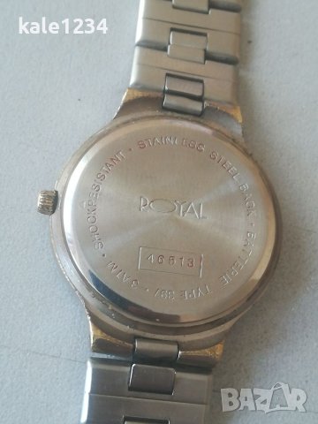 Часовник ROYAL. Swiss made. Механизъм ETA. Мъжки часовник , снимка 6 - Мъжки - 40436896