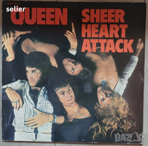 Queen – Sheer Heart Attack Издание 🇩🇪 GERMANY  Състояние на винила:едната страна е NEAR MINT,друга