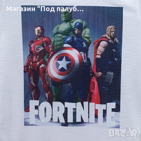 Нова детска тениска с трансферен печат FORTNITE, звезда, снимка 2 - Детски тениски и потници - 29902733