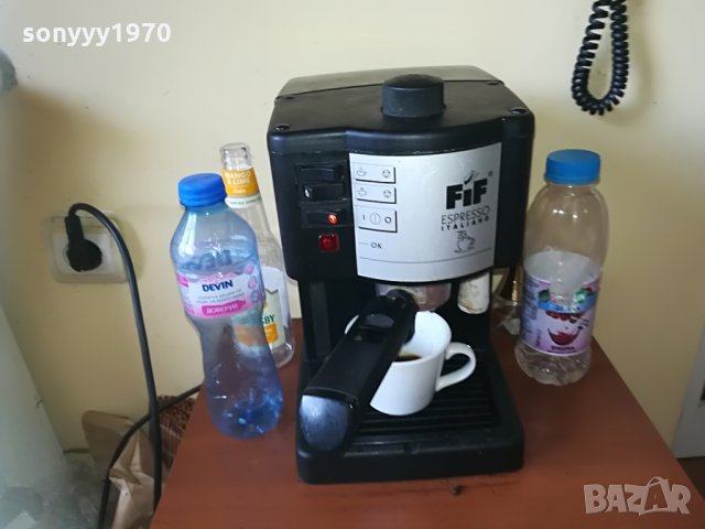 FIF COFFE-MADE IN ITALY-КАФЕМАШИНА, снимка 4 - Кафемашини - 29743213