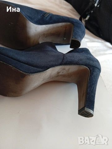 Черни дамски боти Paul green н.40 естествена кожа , снимка 8 - Дамски боти - 53071419