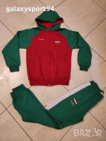 Детски Анцуг България Комплект  от 6 до 14г Ново + Къс ръкав/шапки