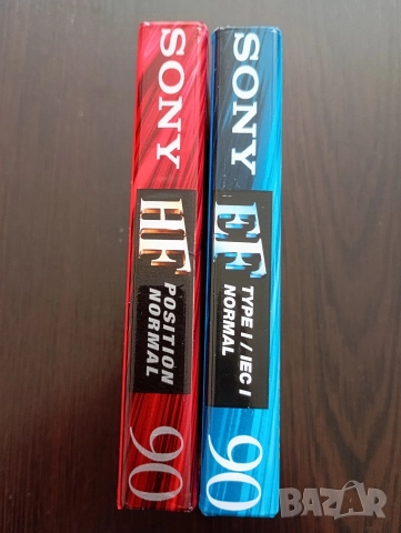 чисто нови аудио касети нормал Sony HF90 Sony EF90, снимка 3 - Аудио касети - 52630731