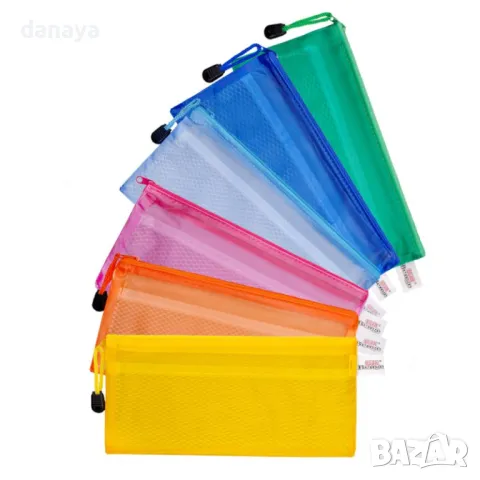 5493 Непромокаем ученически несесер за моливи химикалки с 2 отделения, снимка 4 - Ученически пособия, канцеларски материали - 48100735