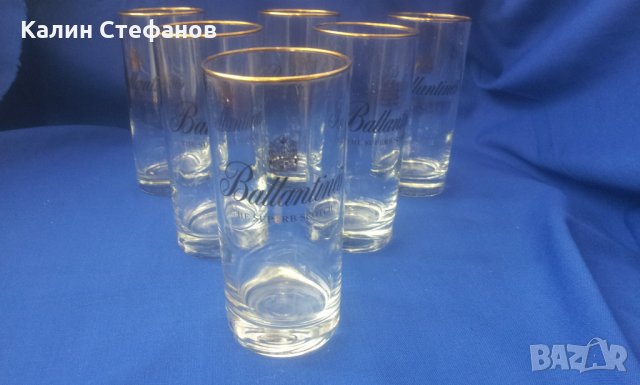 Чаши за безалкохолното за уиски BALLANTINES уникат 6 бр 