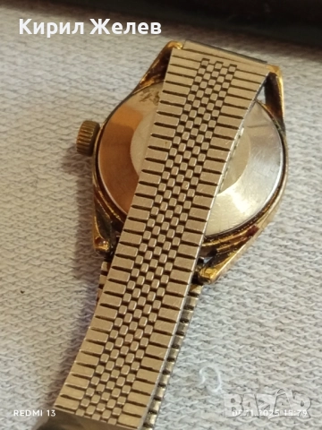 Стар механичен часовник дамски ЗАРЯ СССР с позлата Au за КОЛЕКЦИЯ 51549, снимка 6 - Антикварни и старинни предмети - 52351784