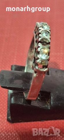 Сребърен пръстен / липсват камъчета/, снимка 2 - Пръстени - 52655689