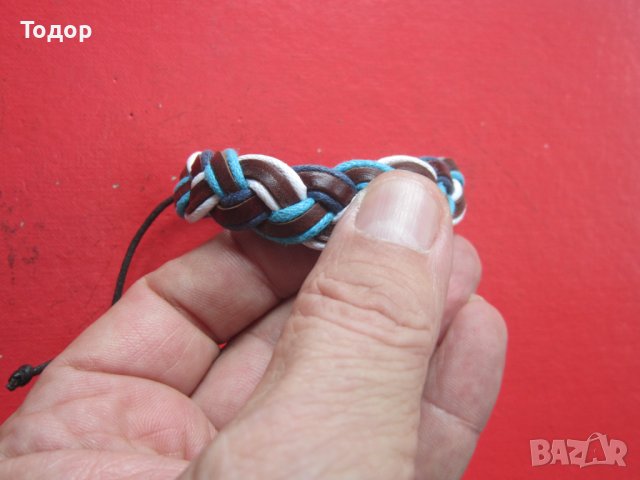 Плетена гривна 3, снимка 4 - Гривни - 38084936