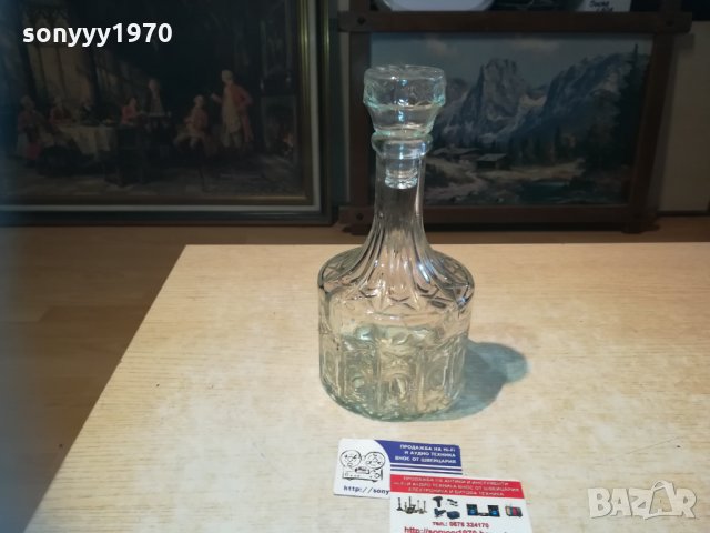 стъклена бутилка гарафа 0411201139, снимка 2 - Колекции - 30669210