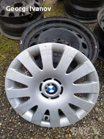 Продавам оригинални железни джанти с оригинални тасове, 16 цола за БМВ, снимка 7 - Гуми и джанти - 51979894