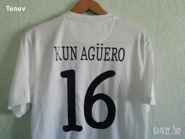 Manchester City Kun Aguero Nike 2013 2014 Third оригинална тениска фланелка Манчестър Сити Агуеро, снимка 3 - Тениски - 52826065