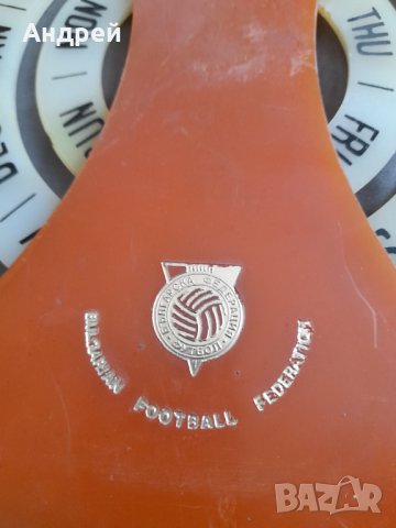 Стар календар Българска Федерация по Футбол, снимка 2 - Други ценни предмети - 33983216