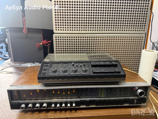 Philips Receiwer и Касетефон дек N-2611 HiFi-Steuergerät 712