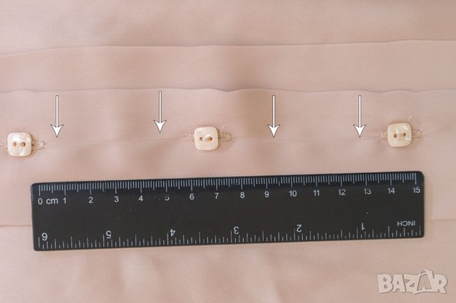 Дамска бежова риза Giorgal - M/L, снимка 6 - Ризи - 42593194