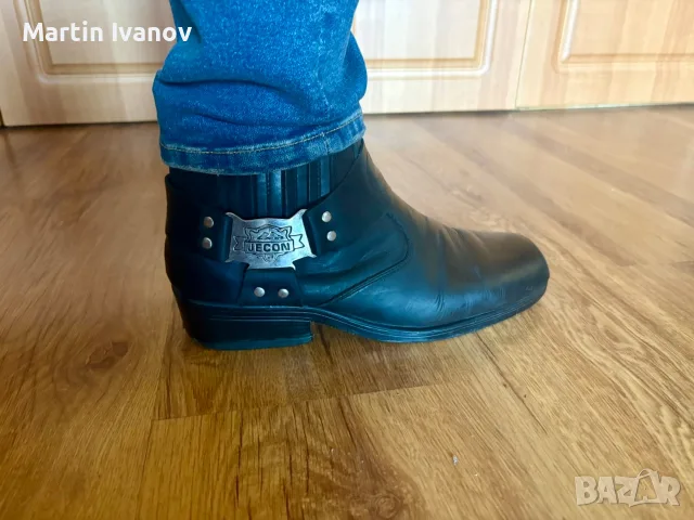 Мъжки боти естествена кожа