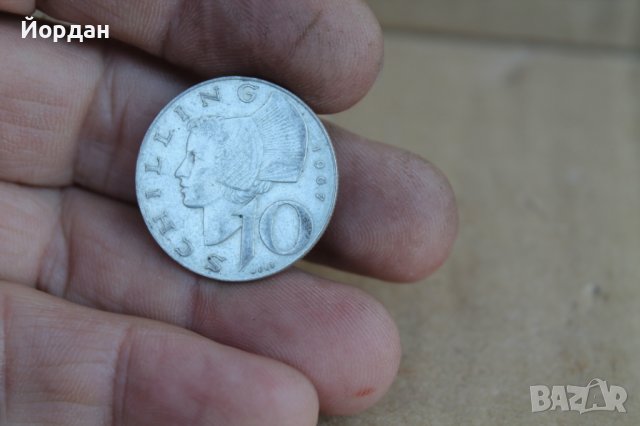 Монета 10 шилинга 1967г, снимка 2 - Нумизматика и бонистика - 37381573