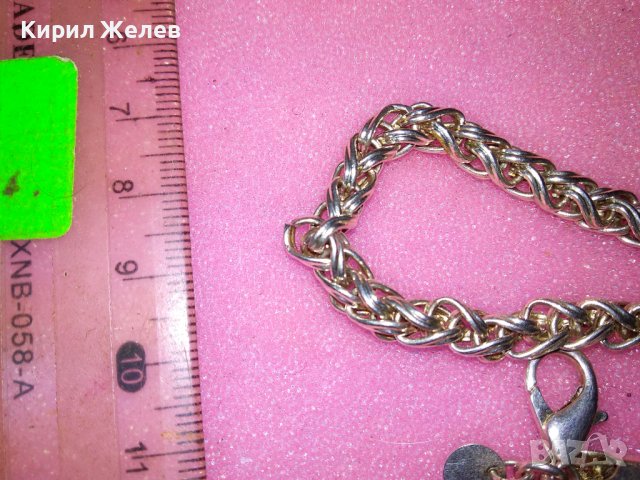 КРАСИВА ВИНТИДЖ АРТ МОДЕЛ СРЕБЪРНА ГРИВНА СРЕБРО 925 РЯДКА ПЛЕТКА 43248, снимка 5 - Гривни - 44390425