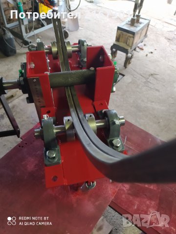 Машина за огъване на квадратни профили-шини и кръгли тръби , снимка 4 - Други машини и части - 30094196