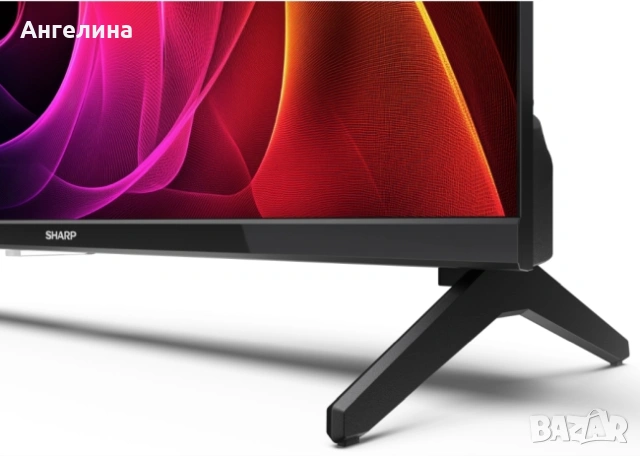  Телевизор, Sharp 24HA1205E, 24" LED HD 1366x768 Frameless, 100 000:1, DVB-T/T2/C/S/S2, Active Motio, снимка 6 - Телевизори - 53282476