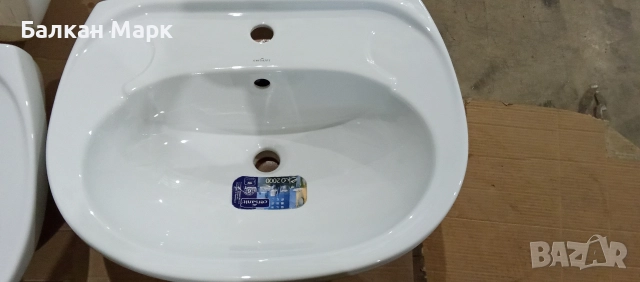 Нови порцеланови мивки/мивка за баня Cersanit – 60×45 см

, снимка 2 - Мивки - 52824111