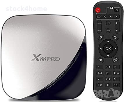 Смарт ТВ Бокс - X88 pro , Quad-Core , 4GB RAM, Dual Wifim 4K, Android 9.0 4K , снимка 4 - Плейъри, домашно кино, прожектори - 31250182