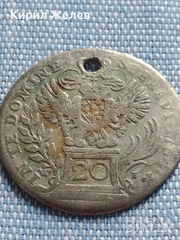 Сребърна монета 20 кройцера 1764г. Франц първи Виена Свещена Римска империя 26744, снимка 7 - Нумизматика и бонистика - 42887620