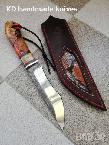 Ръчно изработен ловен нож от марка KD handmade knives ловни ножове, снимка 3 - Ножове - 34478488
