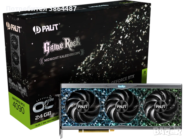 Palit GeForce RTX 4090 GameRock OC 24GB , снимка 2 - Видеокарти - 54366057