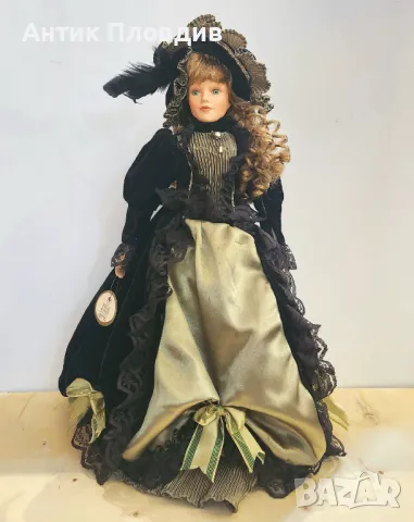 Порцеланова кукла “Vanity Fair” – Stewart Ross Fine Collectibles, снимка 2 - Колекции - 49930827