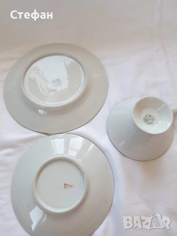 Порцеланов комплект, снимка 5 - Антикварни и старинни предмети - 54345746