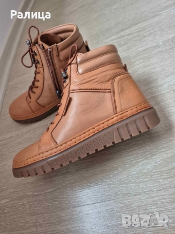 Нови боти от естествена кожа, снимка 4 - Дамски боти - 52791098