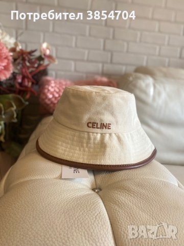 Боб шапка Селин*CELINE bucket hat, снимка 3 - Шапки - 42366061
