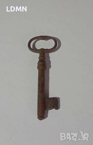 Стар железен ключ, снимка 4 - Антикварни и старинни предмети - 52557826