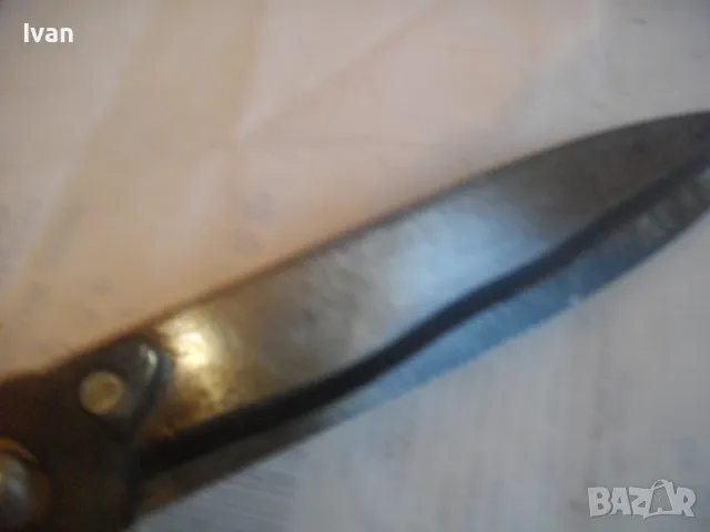 510мм НОВА НЕМСКА ГРАДИНСКА НОЖИЦА СТАРО КАЧЕСТВО МАСИВНА С РЕГУЛАЦИЯ НА ОСТРИЕТАТА РЯЗАНЕ КЛОНИ, снимка 16 - Други инструменти - 48605053