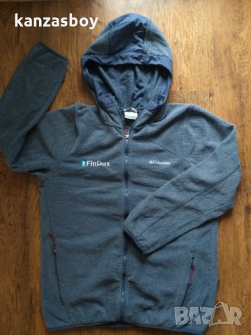 Columbia M TOUGH HIKER HOODED FLEECE - страхотно мъжко горнище КАТО НОВО, снимка 4 - Спортни дрехи, екипи - 35142335