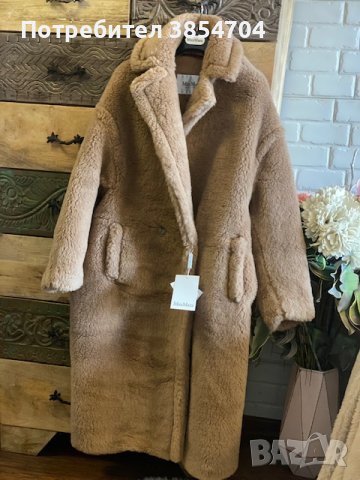 Палто камилска вълна+кашмир* teddy bear max mara Icon coat, снимка 17 - Палта, манта - 42365963