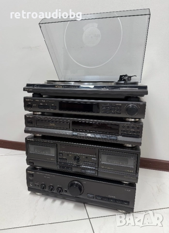 🔊Ретро аудио система сет Technics - усилвател, дек, cd, тунер и грамофон🔊, снимка 1