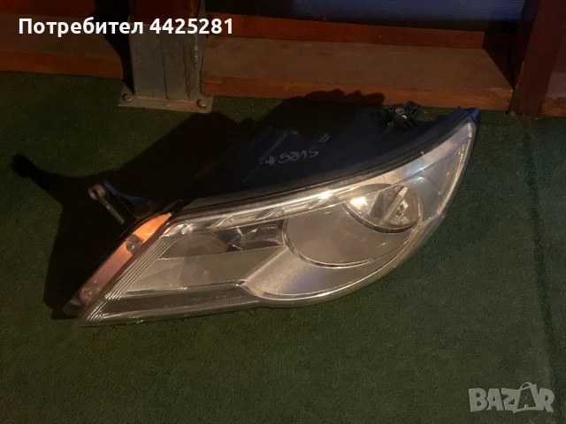 фар ляв VW Tiguan 2007-2011 г. #581S, снимка 2 - Части - 50659162