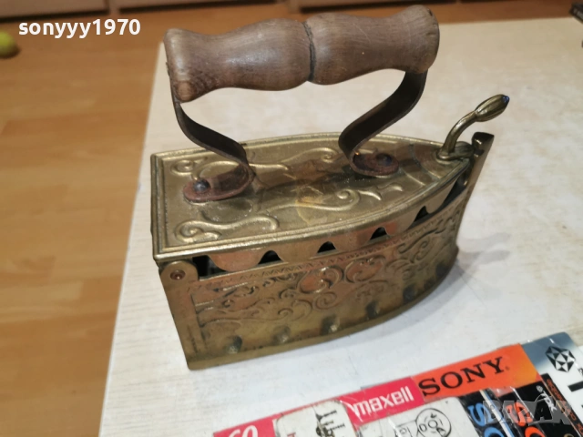 СТАРА ЮТИЯ-МЕД/МЕСИНГ-ВНОС SWISS 1701261836, снимка 9 - Антикварни и старинни предмети - 53134311