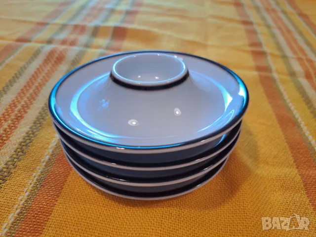 Чинийки за сервиране на яйца, 4 броя, снимка 3 - Други - 47318899