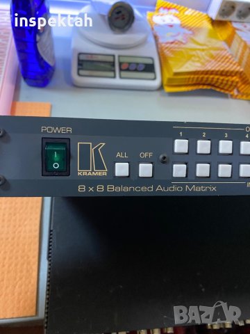 Kramer VS-88A 8x8 (B) Audio Matrix Switcher, снимка 6 - Ресийвъри, усилватели, смесителни пултове - 35362473